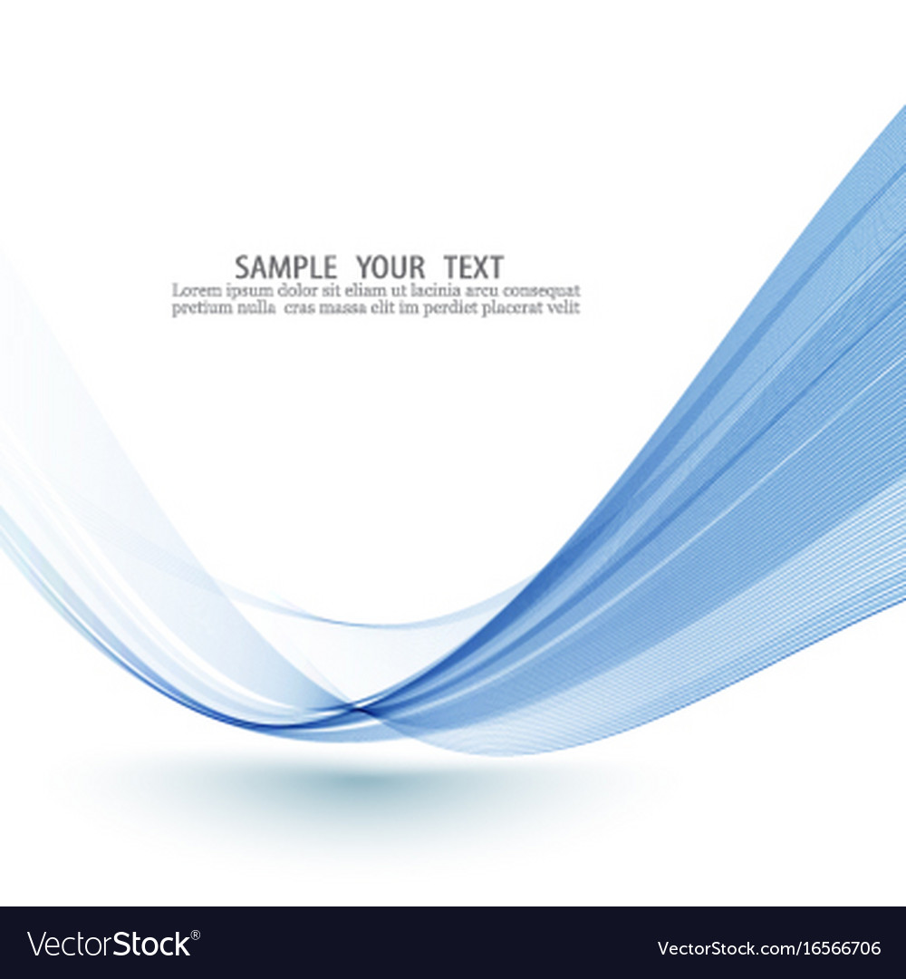 Blue transparent waved lines for brochure website