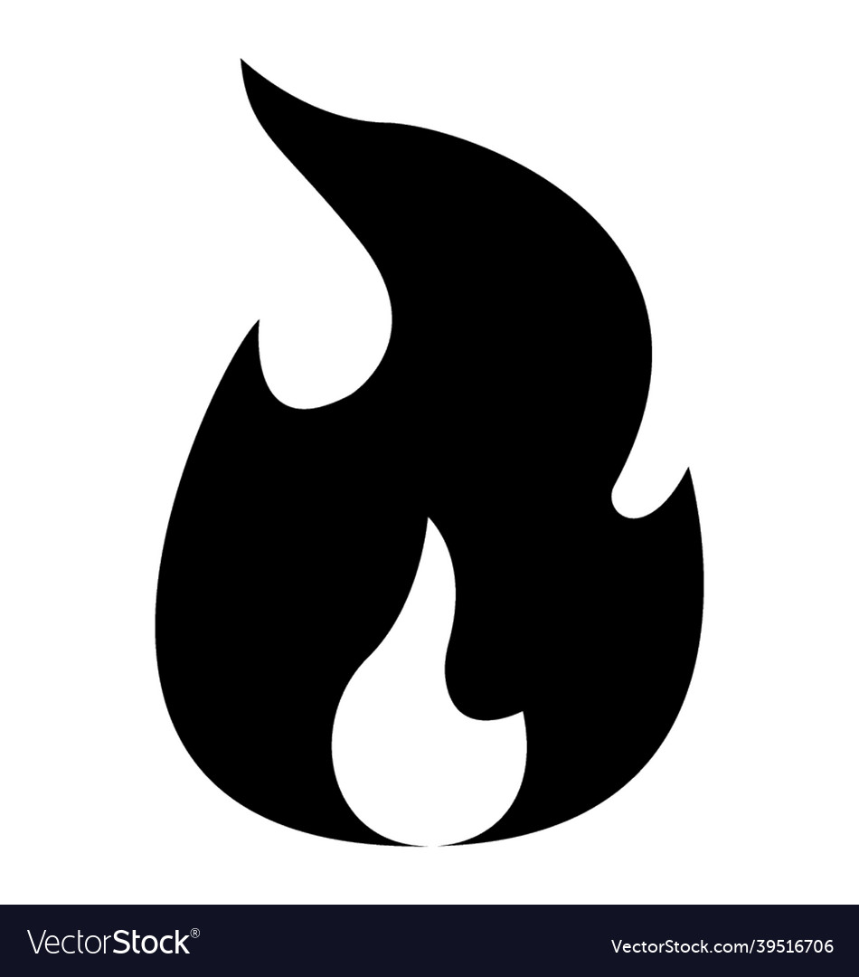 Fire flame Royalty Free Vector Image - VectorStock