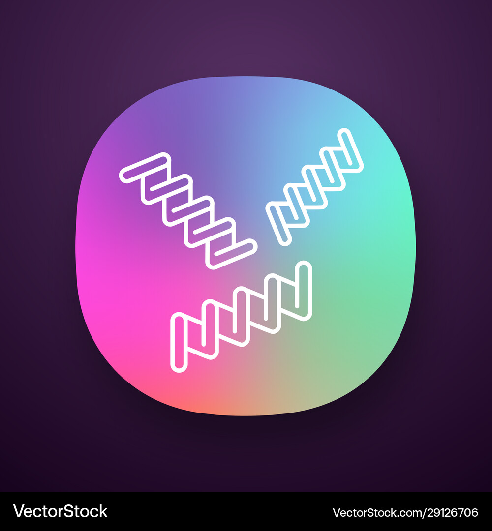 Fusilli app icon Royalty Free Vector Image - VectorStock