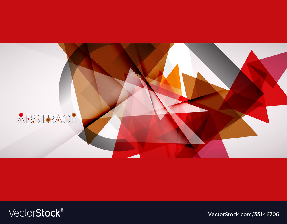 Geometric abstract background color triangle