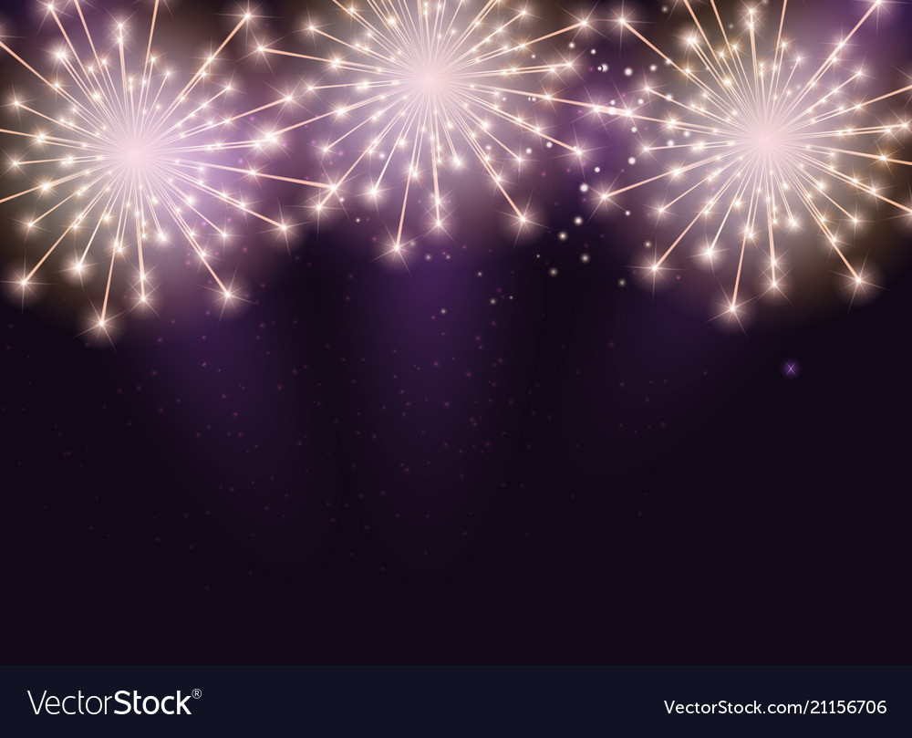 Glossy Feuerwerk Hintergrund