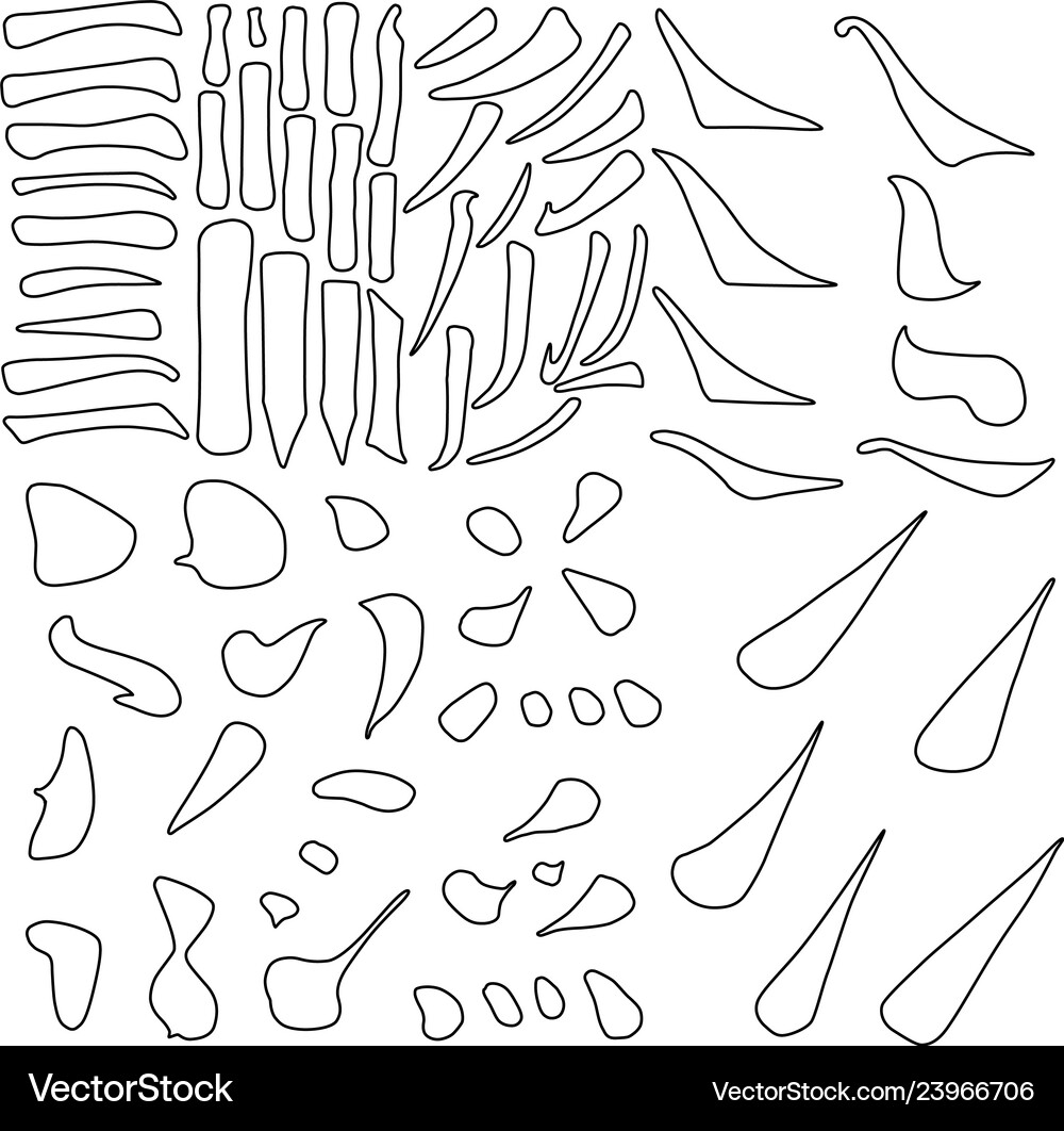 Main chinese hieroglyphs calligraphy graphic Vector Image