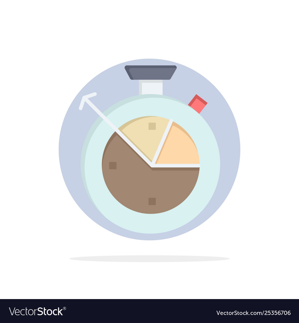 Measure time clock data science abstract circle Vector Image Measure time clock data science abstract circle
