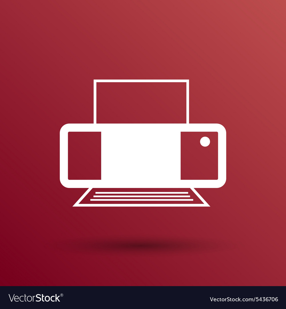 Printer icon document print
