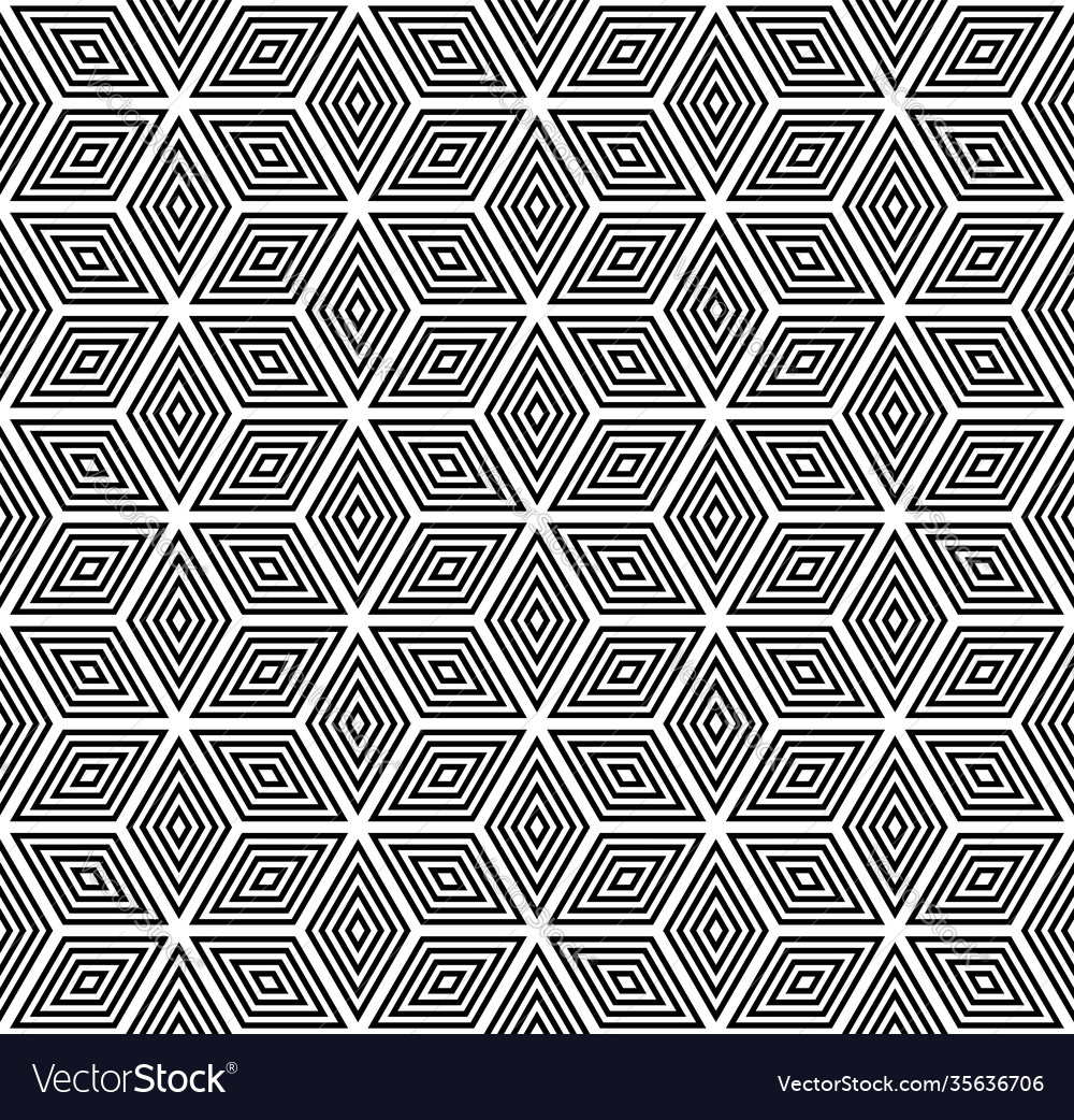 Seamless Op Art Pattern Royalty Free Vector Image