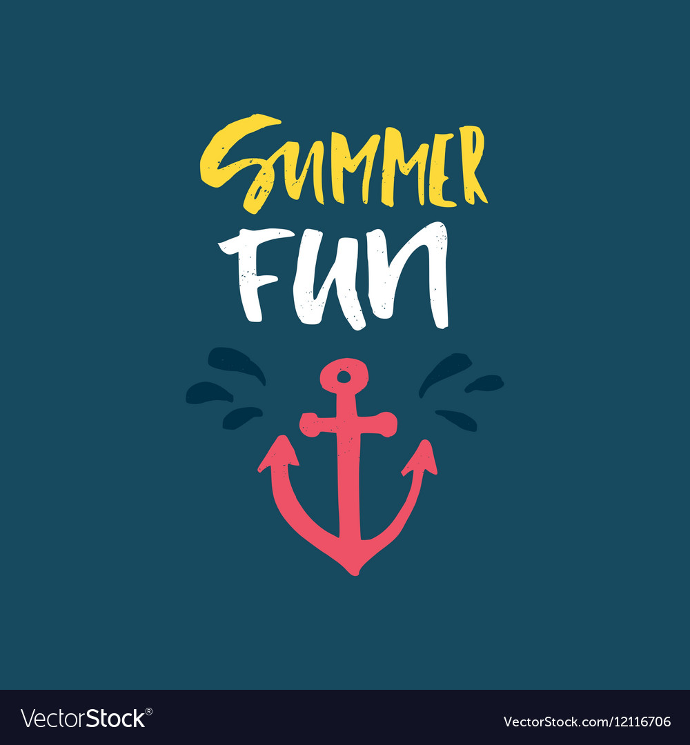 Summer Fun Lettering