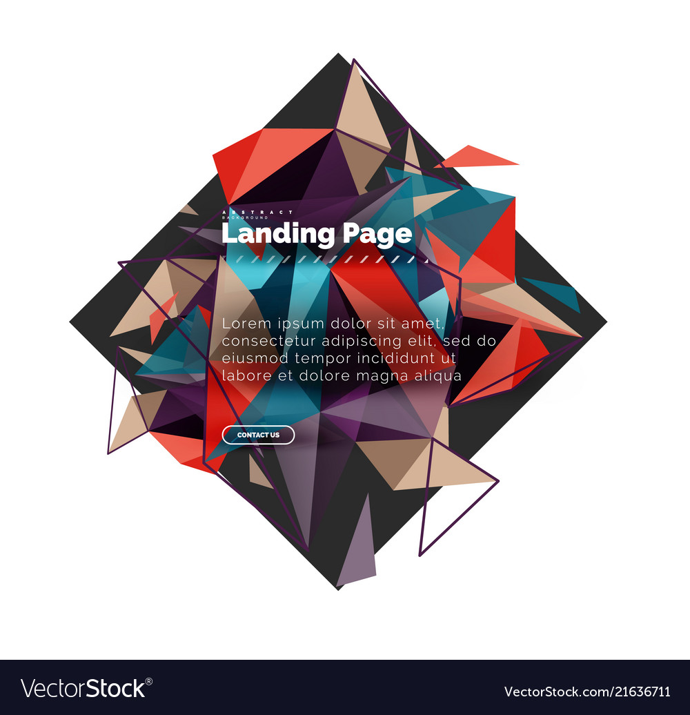 Abstract Triangular Background