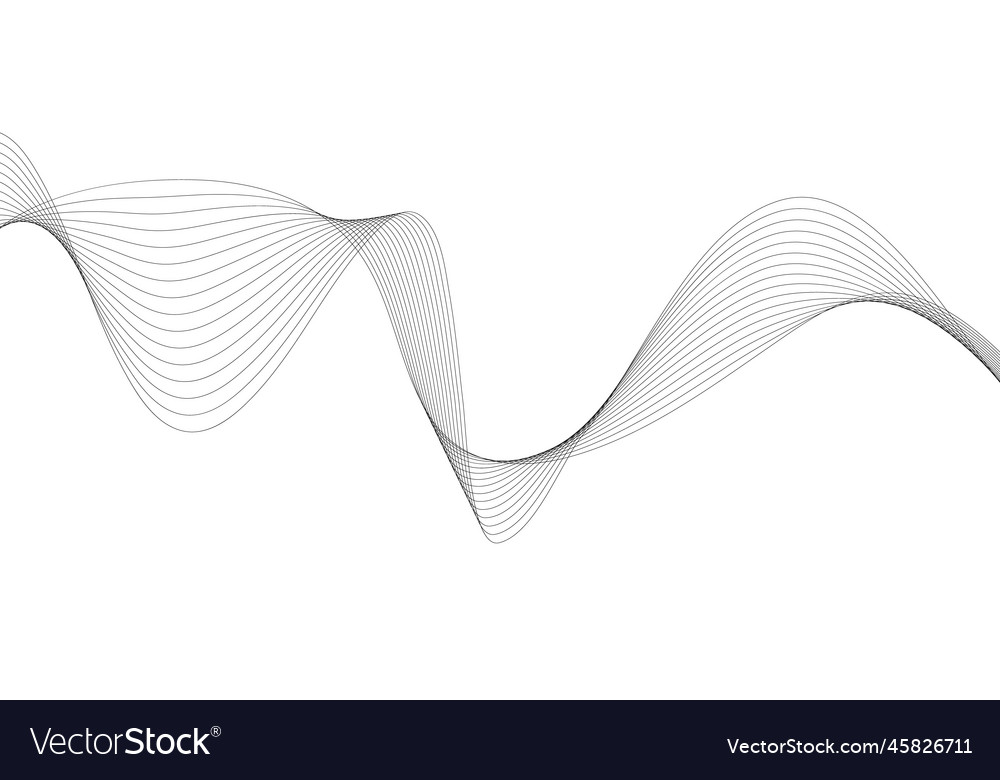 Abstract wave element for design digital vector image Abstract wave element for design digital