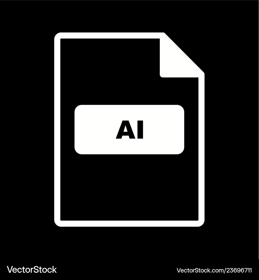 Ai icon Royalty Free Vector Image - VectorStock