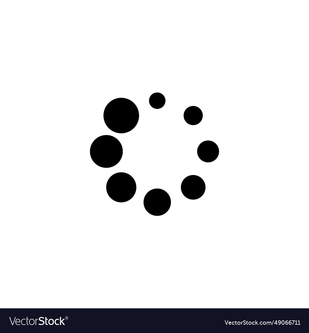 Loading icon isolated on white background
