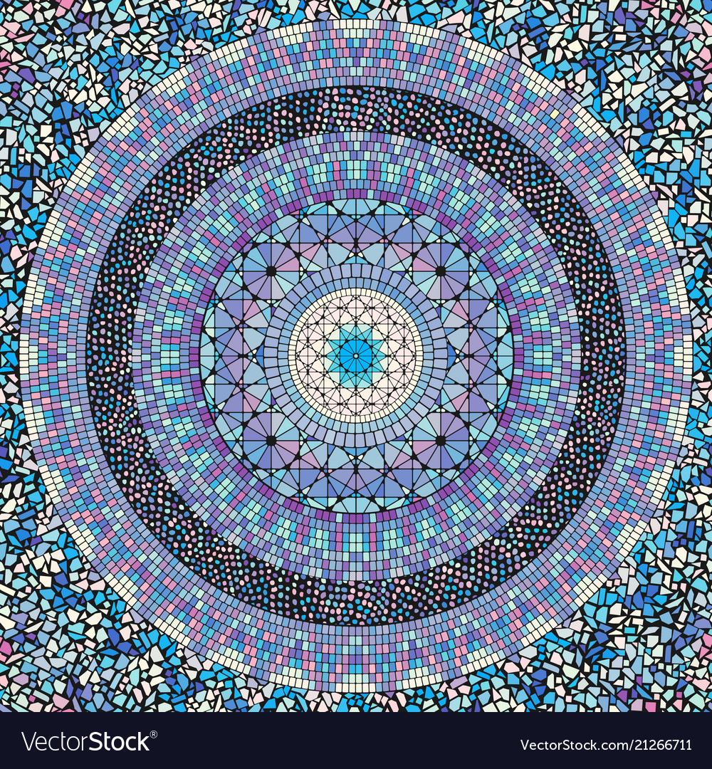 Seamless mosaic pattern
