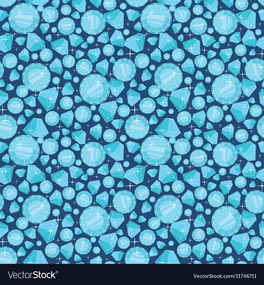 Seamless pattern with diamonds of different size