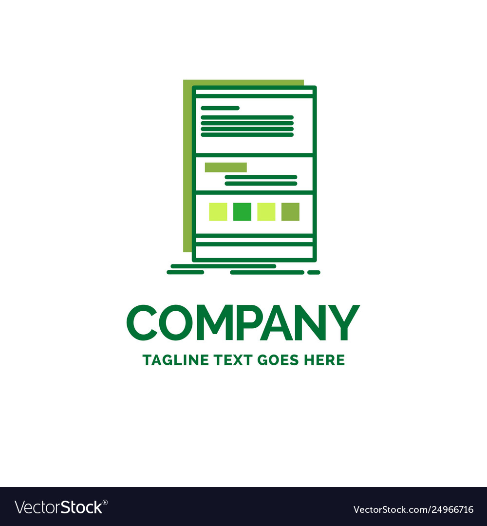 Browser dynamic internet page responsive flat