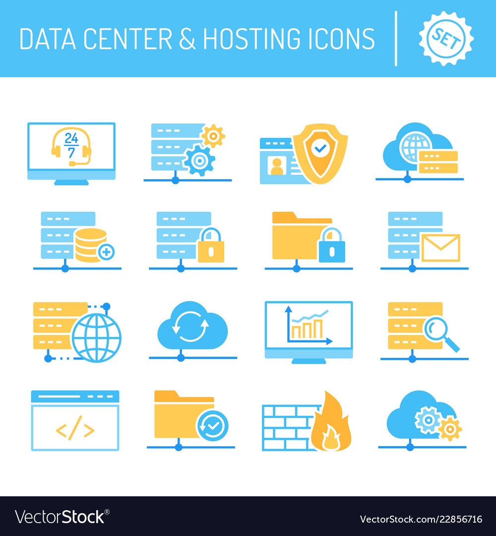 Cloud & Data Center Icons