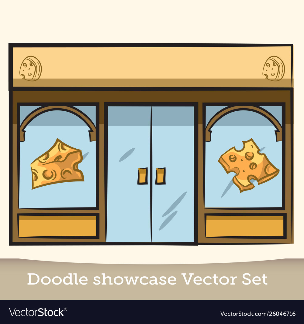 Doodle cheese showcase set