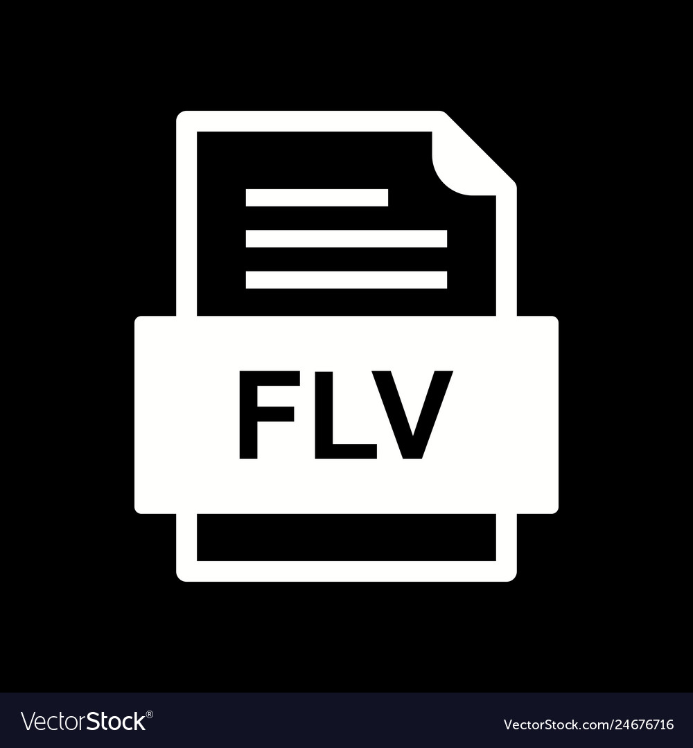 Flv file document icon