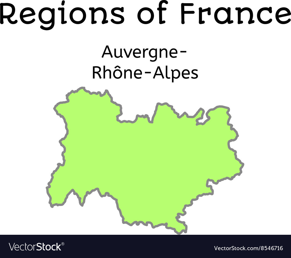 Map Auvergne France Vector Images 35