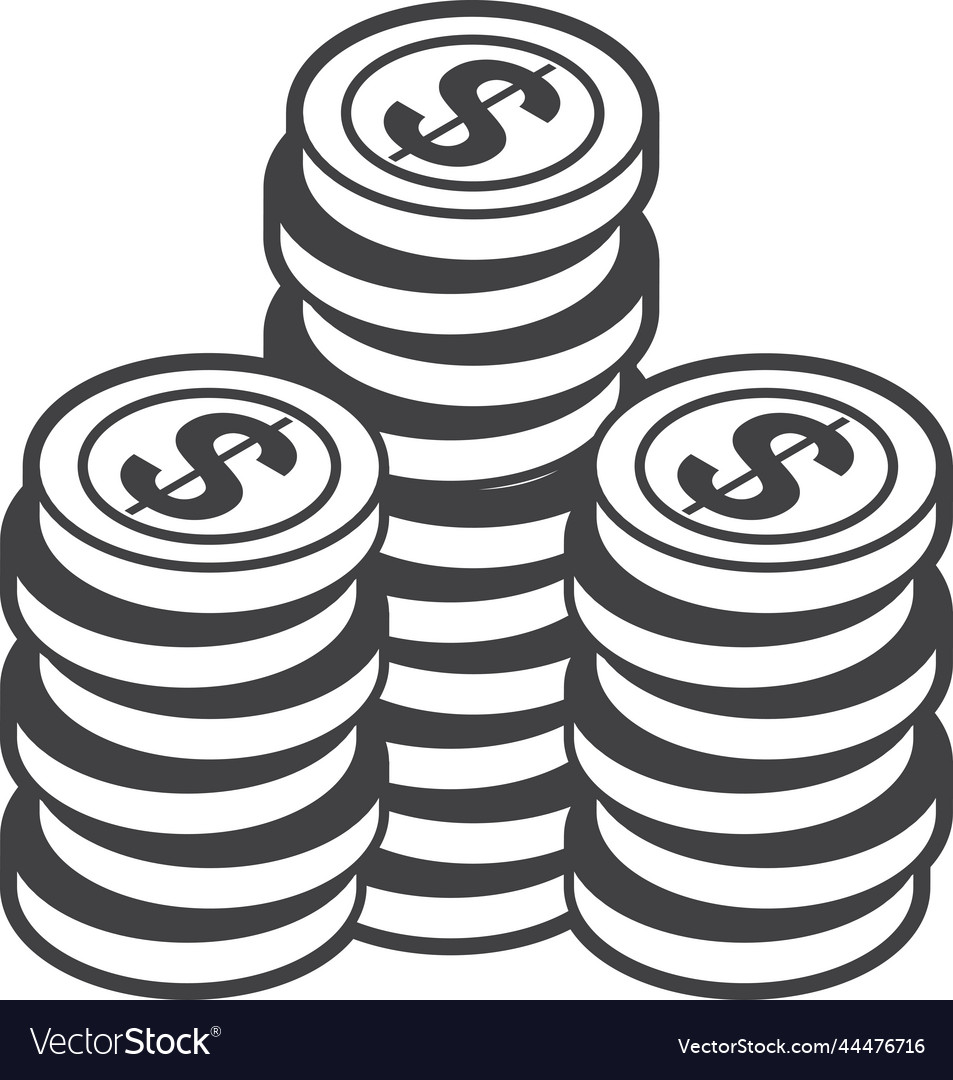 Minimalist Coin Stack