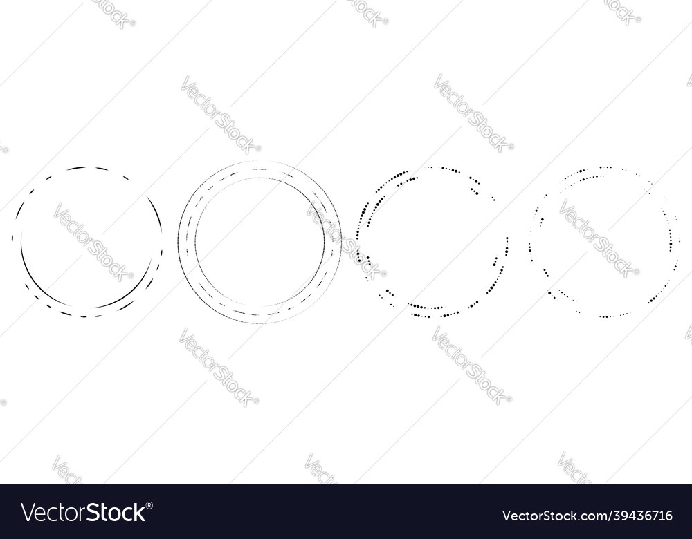 Random circles dots speckles and freckles