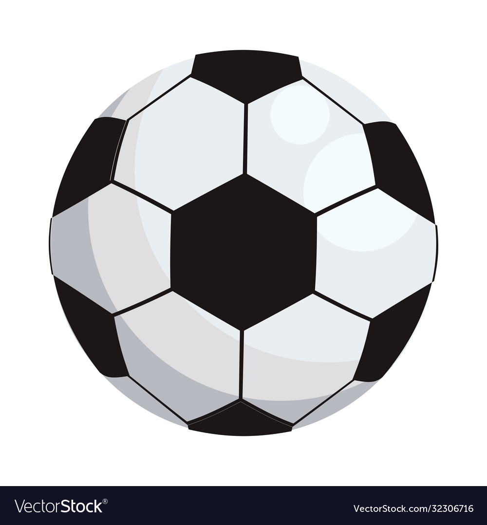 Soccer balloon sport equipment icon