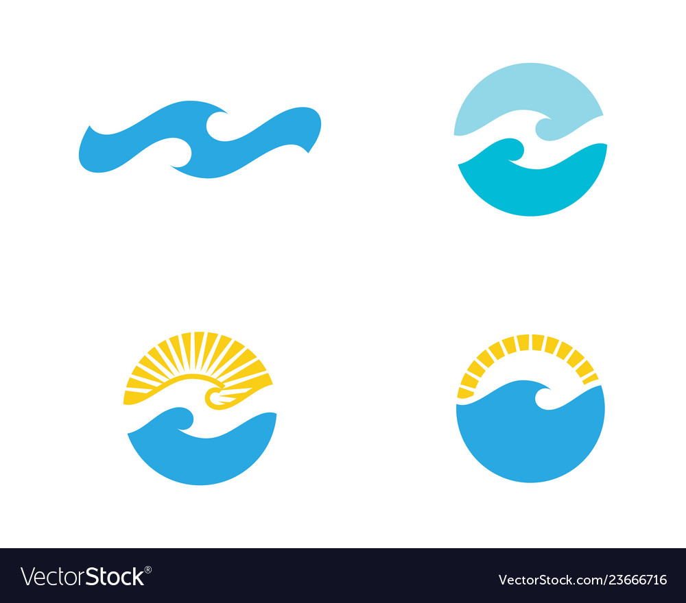 Water wave icon