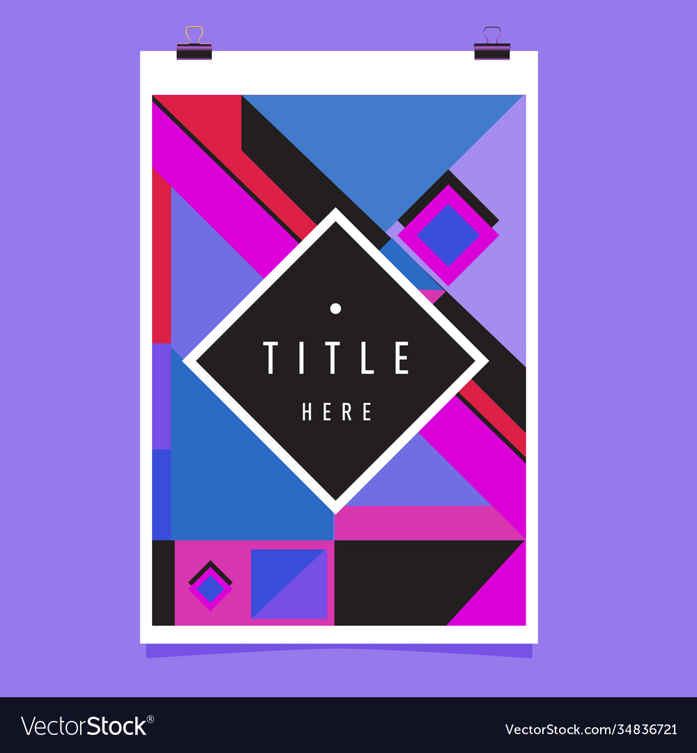 Abstract colorful geometric pattern background