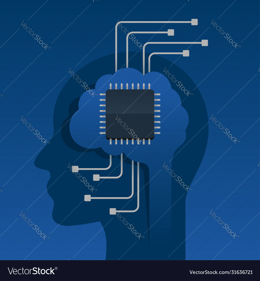 Artificial intelligence - microchip inside brain