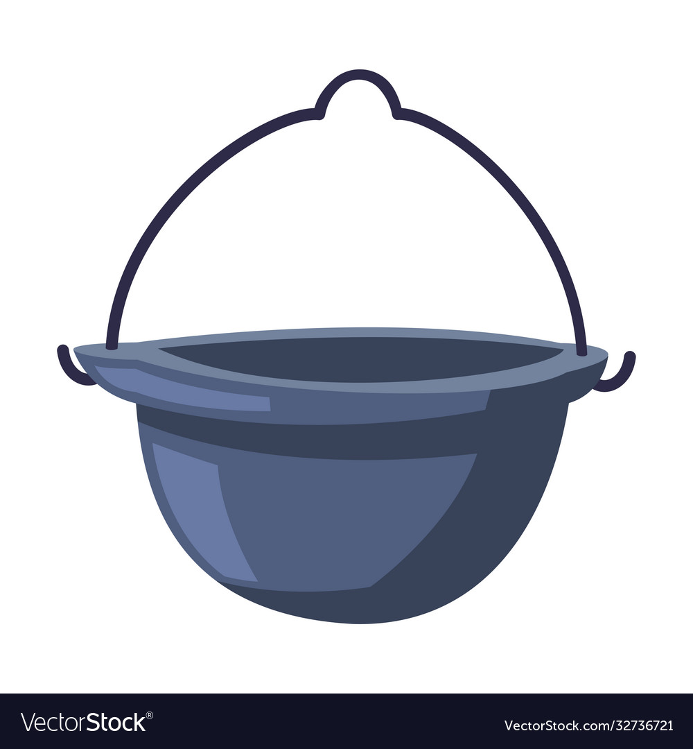 Cauldron for camping metal hiking pot cartoon