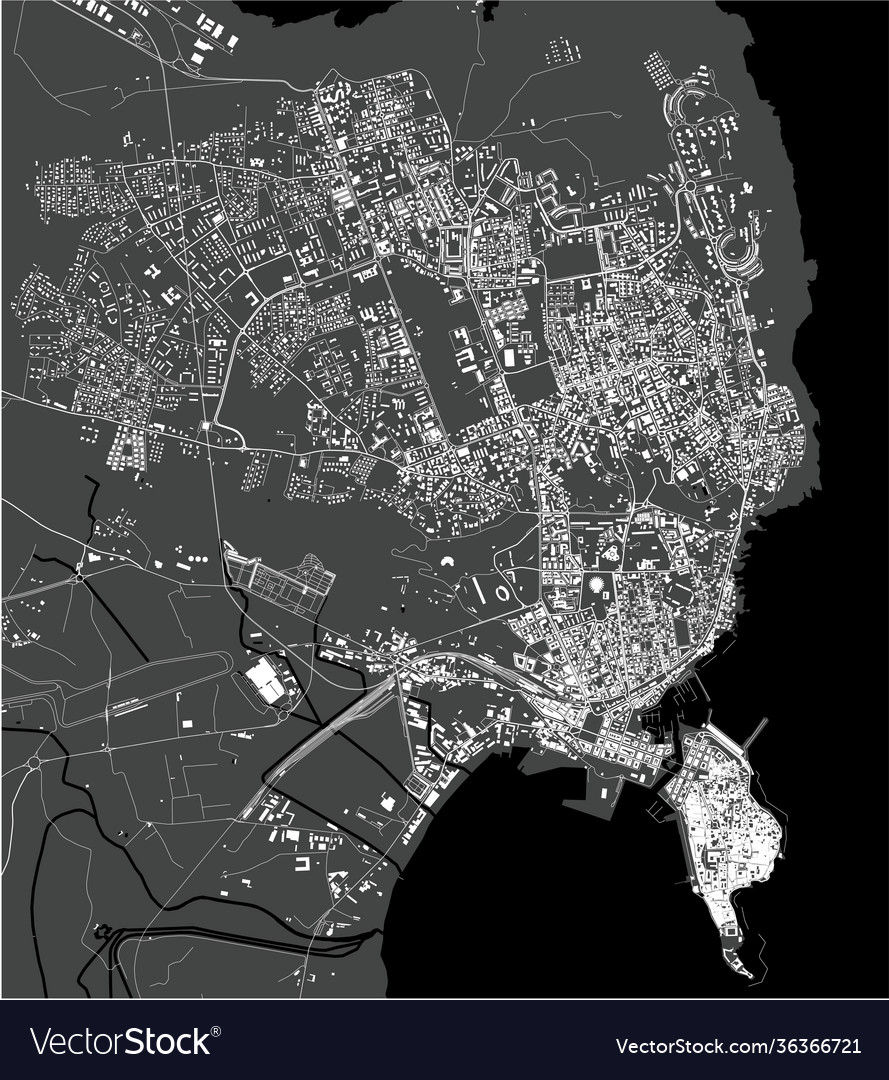 Map city syracuse italy