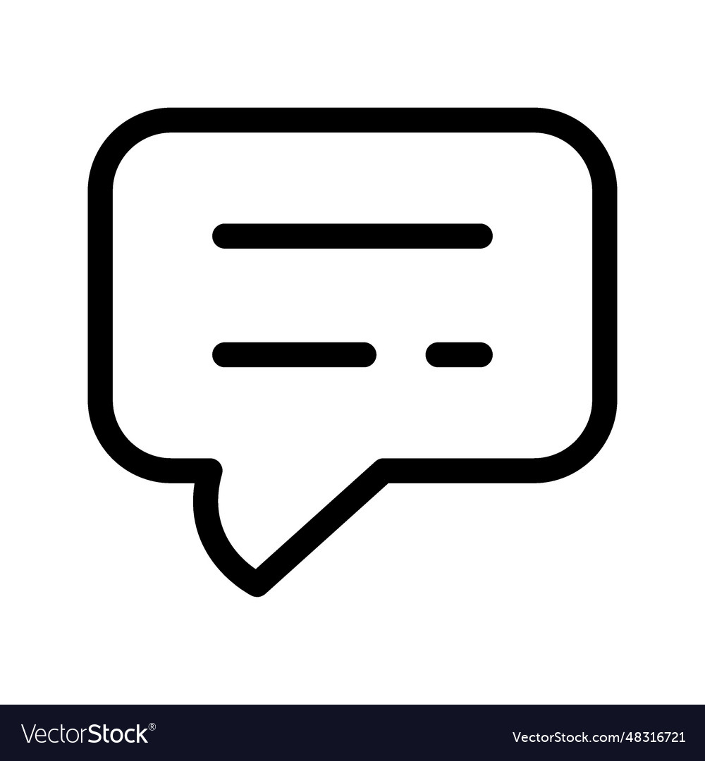 Message icon vector image Message icon