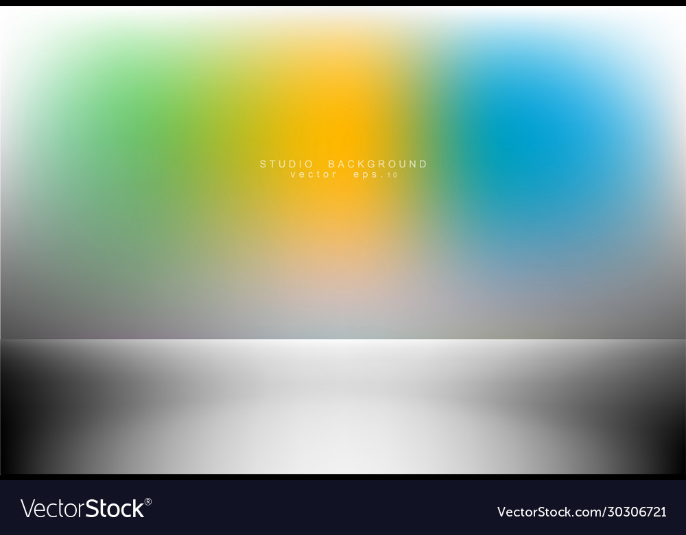 Stylish colorful smooth gradient studio showcase vector image Stylish colorful smooth gradient studio showcase