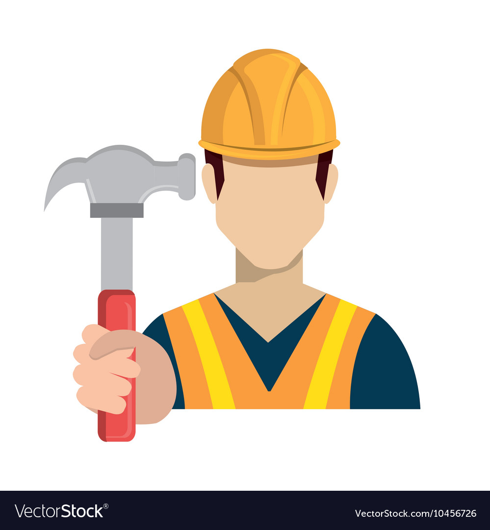 Builder constructor worker icon