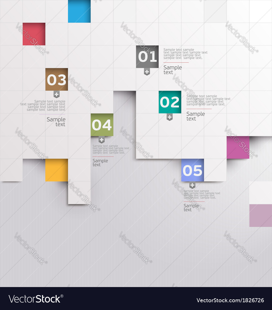 Geometric Color Blocks Background