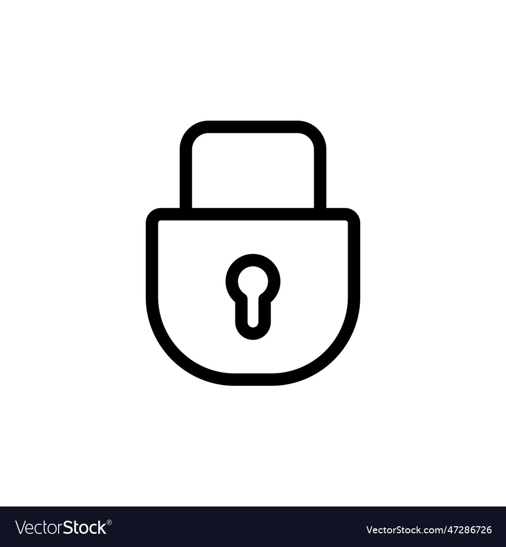 Lock icon padlock encryption security