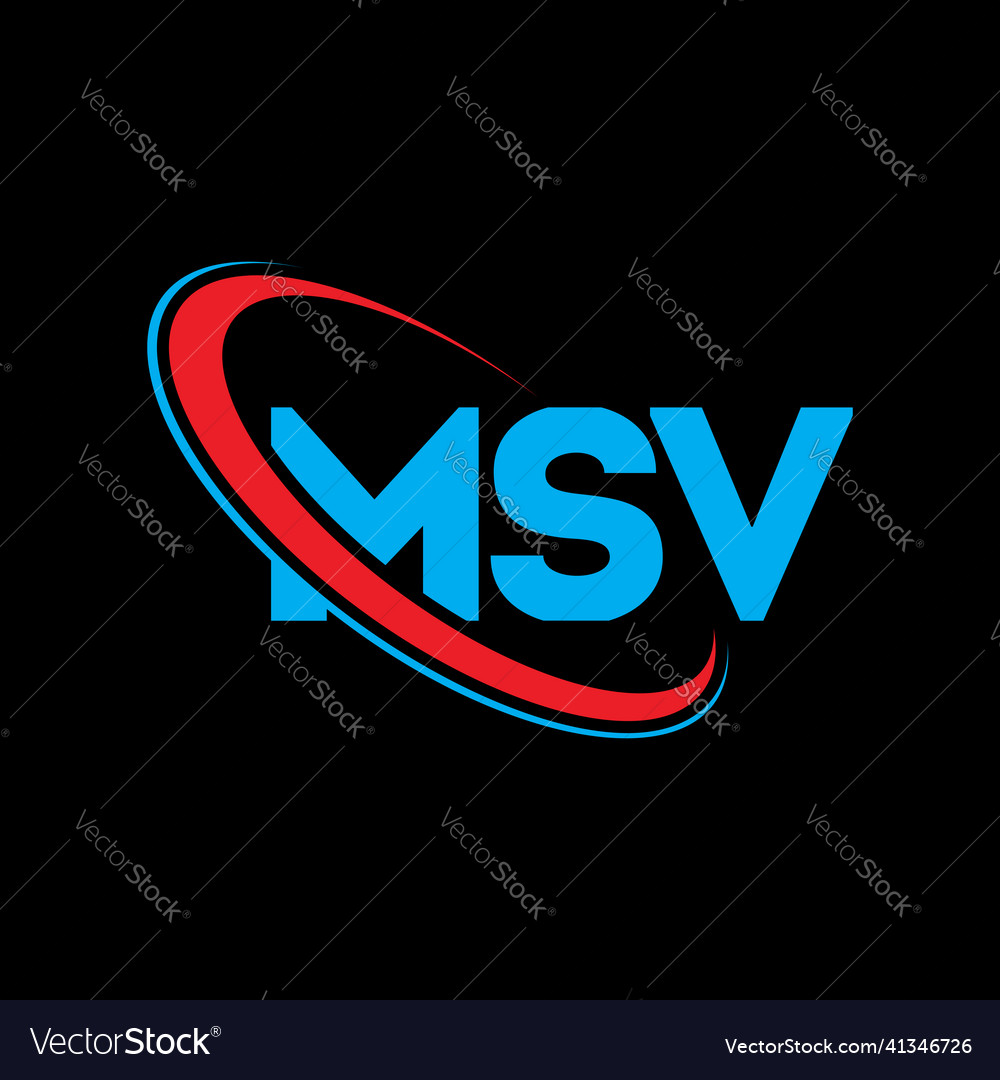 Msv logo letter design