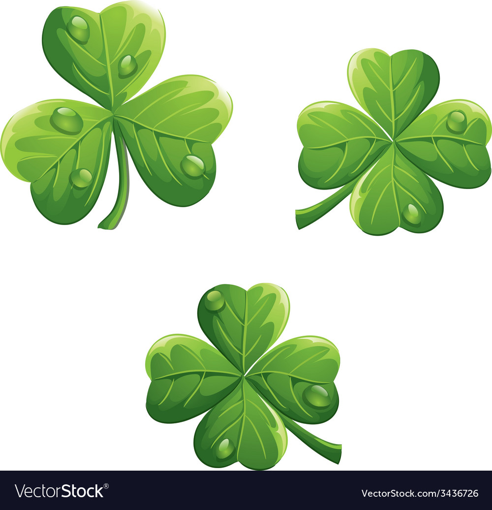 Object to the st patricks day clover Royalty Free Vector