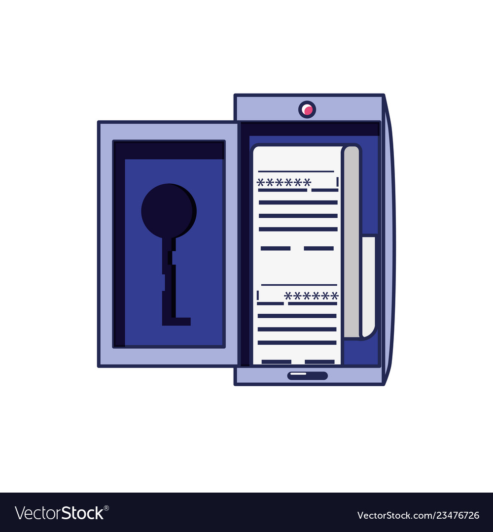 Smartphone device with document password