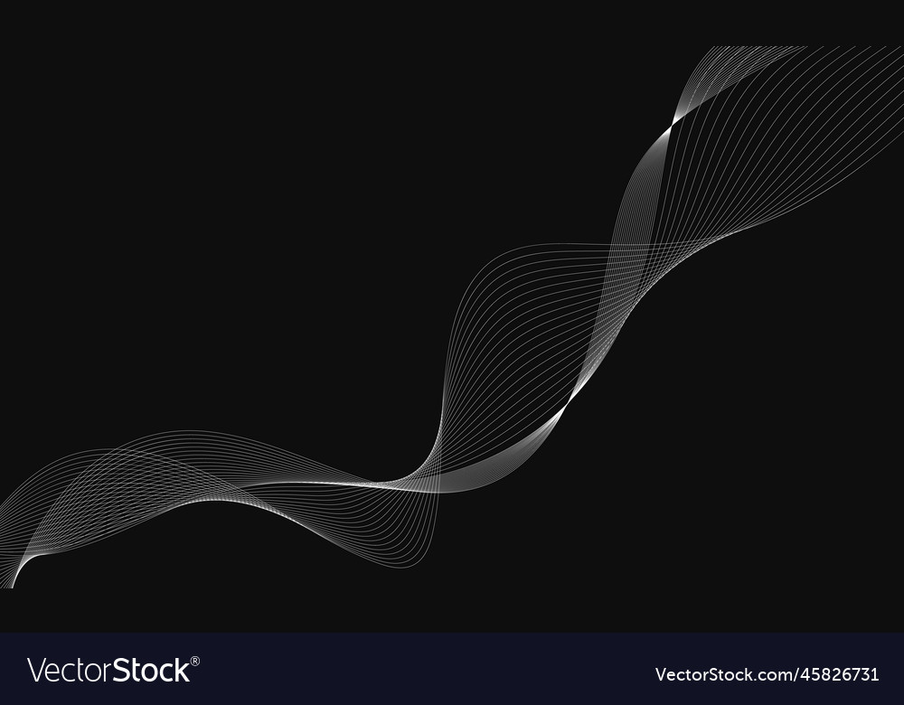 Abstract wave element for design digital