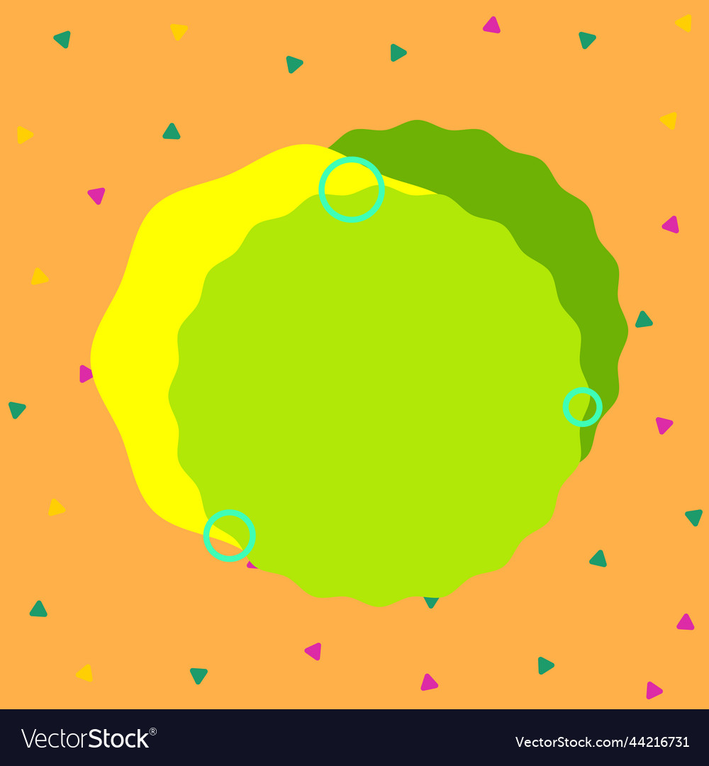 Asymmetrical unequal shaped form format vector image Asymmetrical unequal shaped form format