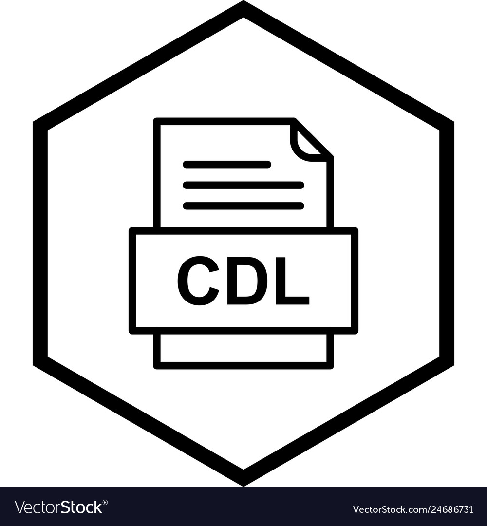 Cdl file document icon