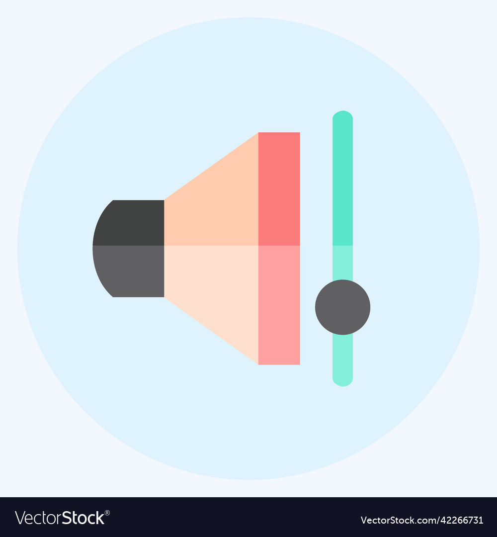 Icon volume control suitable for web interface vector image Icon volume control suitable for web interface