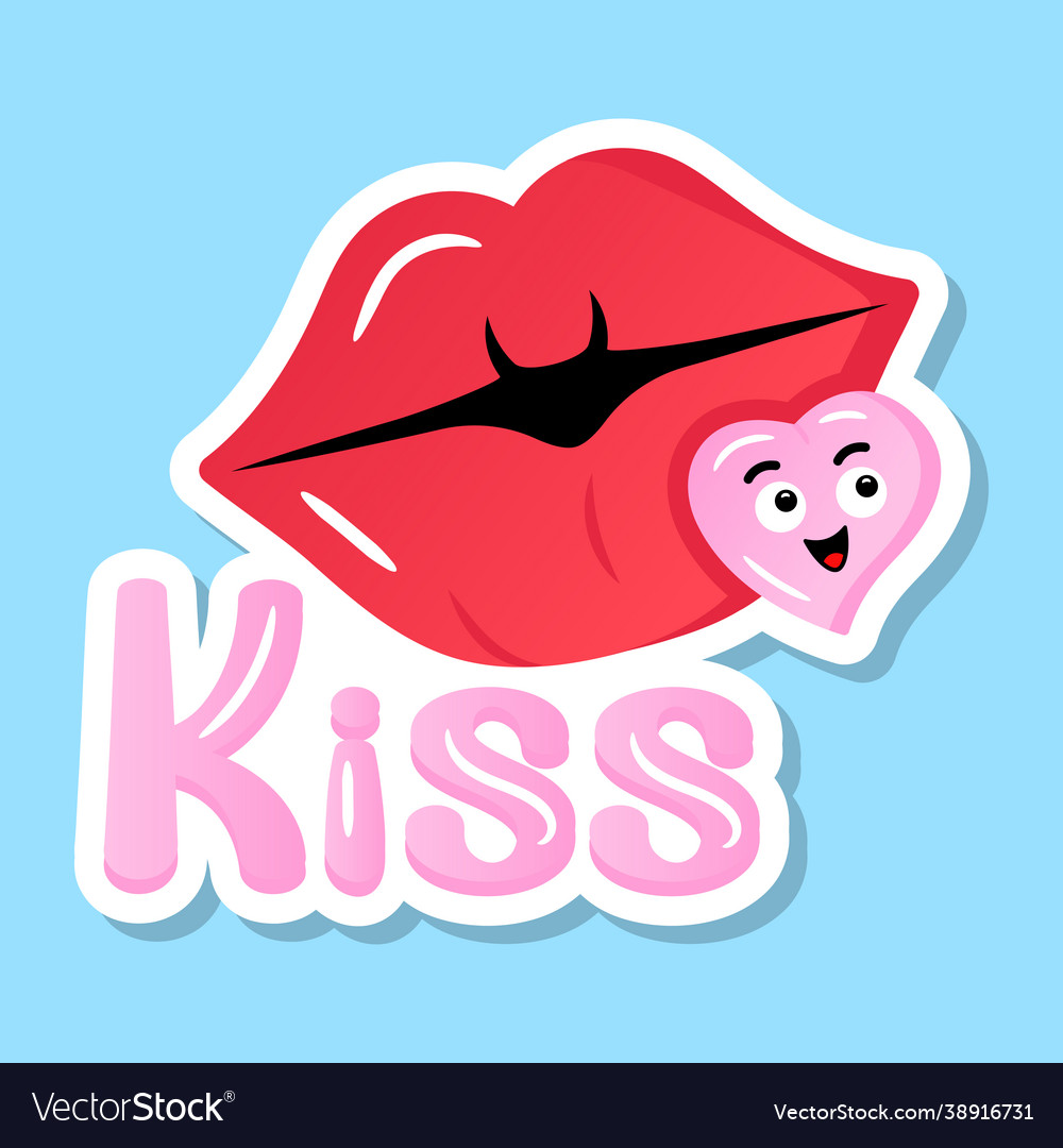 Kiss Royalty Free Vector Image - VectorStock