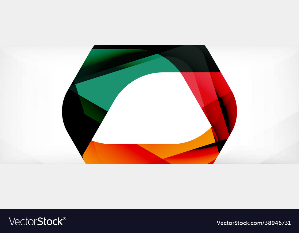 Minimal abstract background - color overlapping