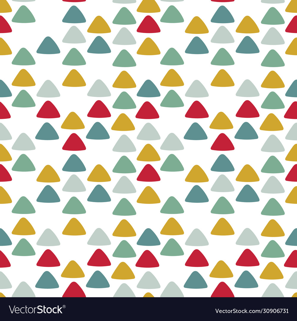 Seamless pattern background with triangular Vector Image Seamless pattern background with triangular