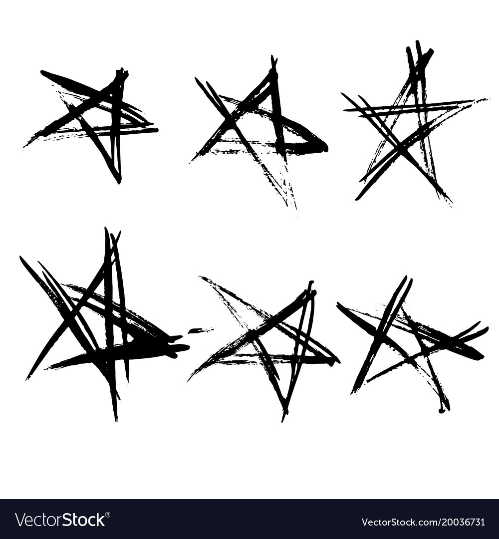 set of hand drawn