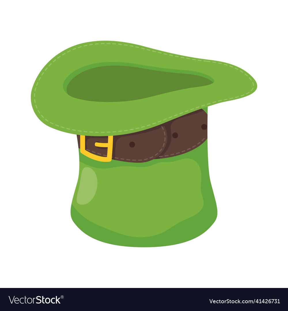 Top hat of leprechaun Royalty Free Vector Image