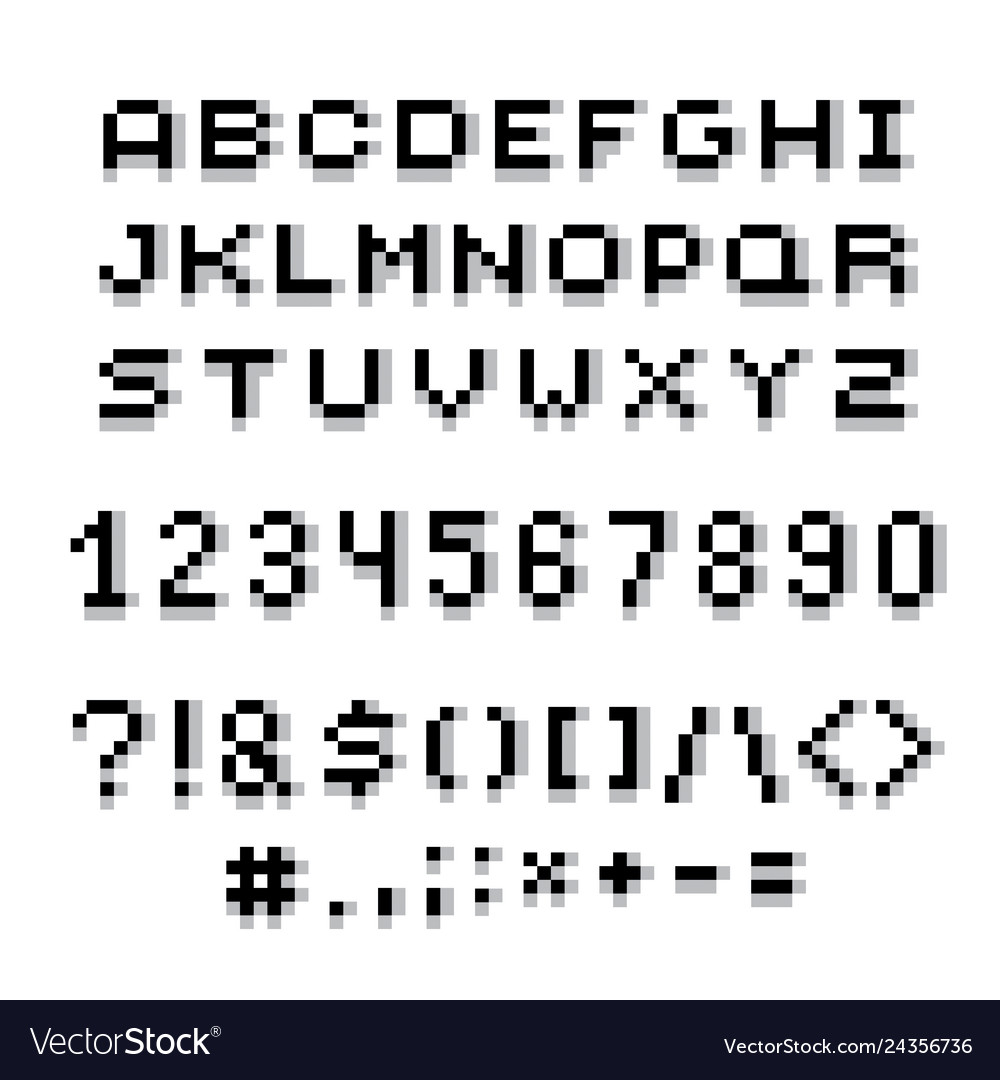 8-Bit Numeric and Punctuation Set