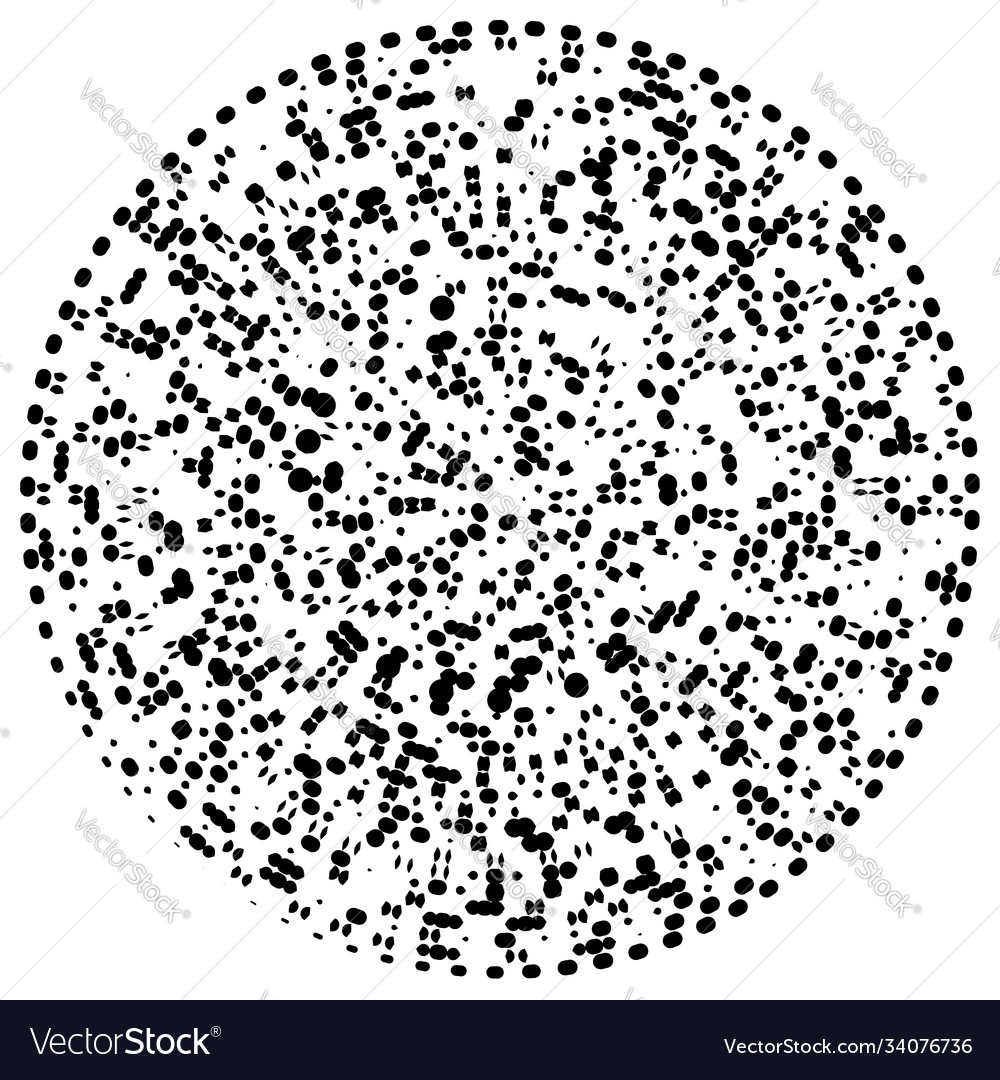 Abstract circular radial design element geometric