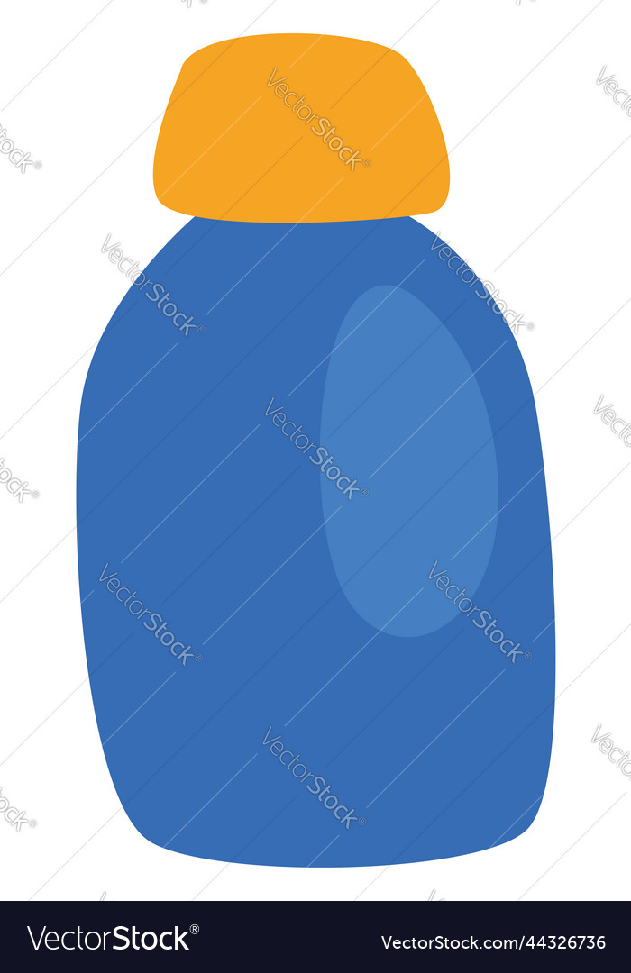 Blue camping water bottle on a white background Vector Image