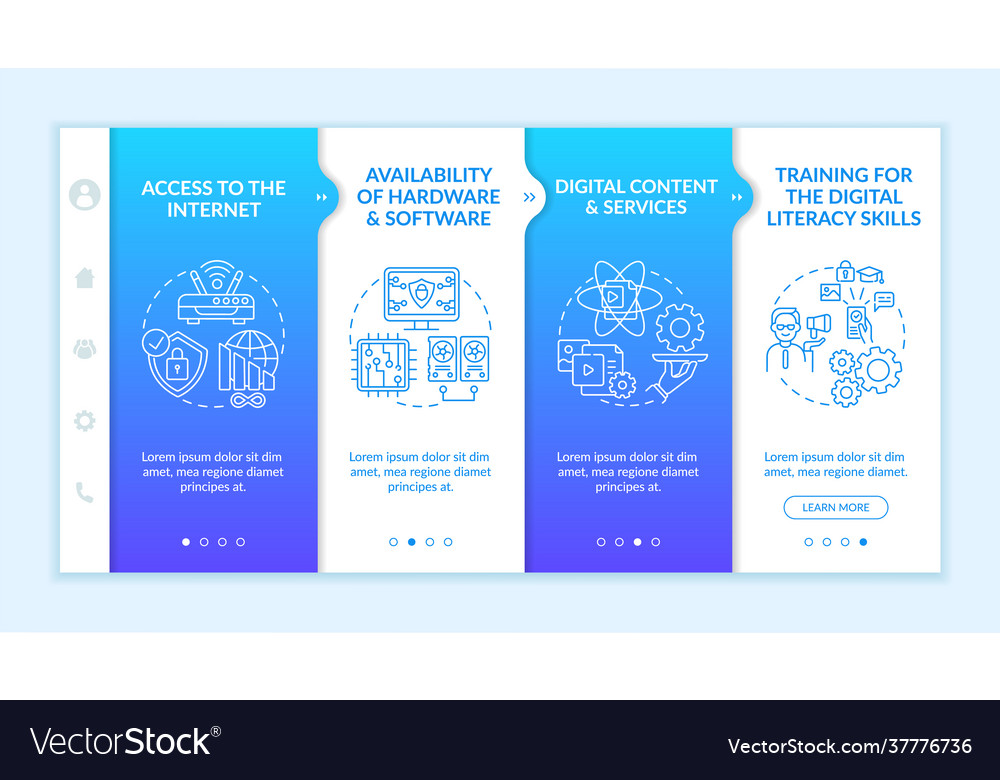 Digital inclusion components onboarding template